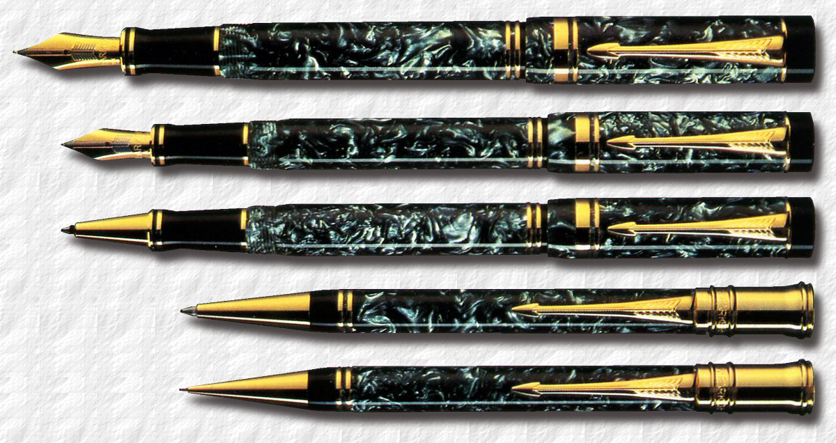 Parker Duofold Centennial MKI Green marble